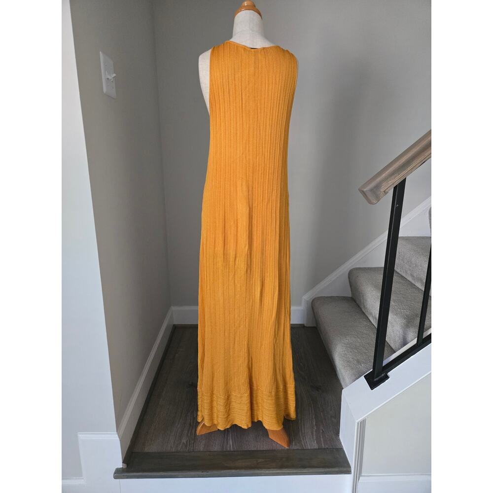 Zara 100% Viscose Knit Knotted Maxi Dress size S - Picture 5 of 5